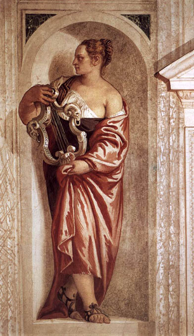 Muse with Lyre:  1560-61