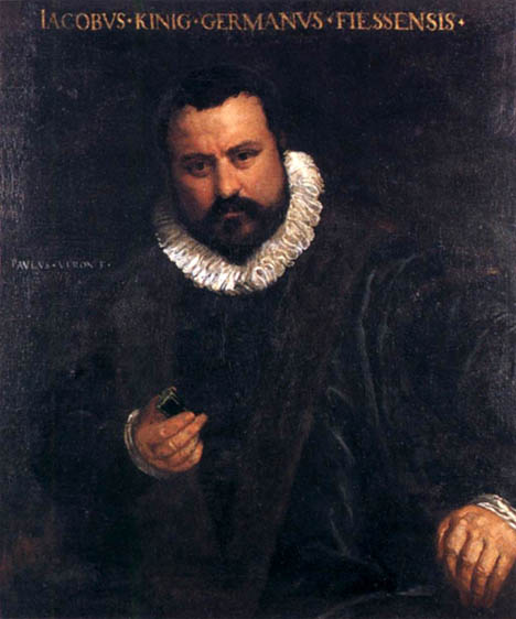 Portrait of Johann Jakob König:  1575-80