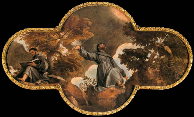 Saint Francis in Ecstasy:  ca 1582