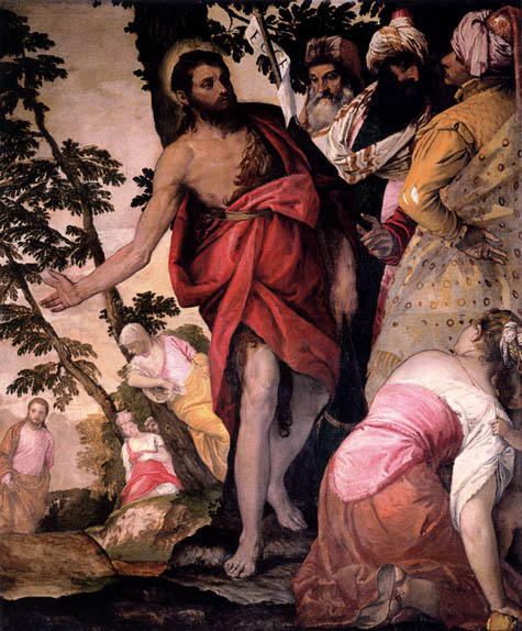 Saint John the Baptist Preaching:  ca 1562