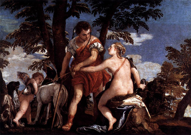 Venus and Adonis: ca 1562