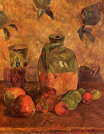 Apples-Jug, Iridescent Glass: 1884
