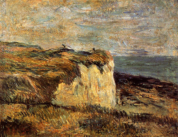 Cliff near Dieppe: 1885