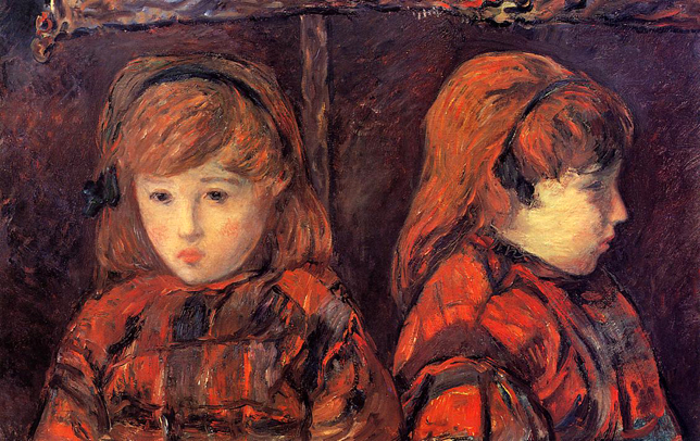 Double Portrait of a Young Girl: 1883
