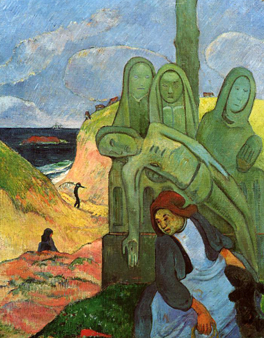 Green Christ (aka Breton Calvary): 1889