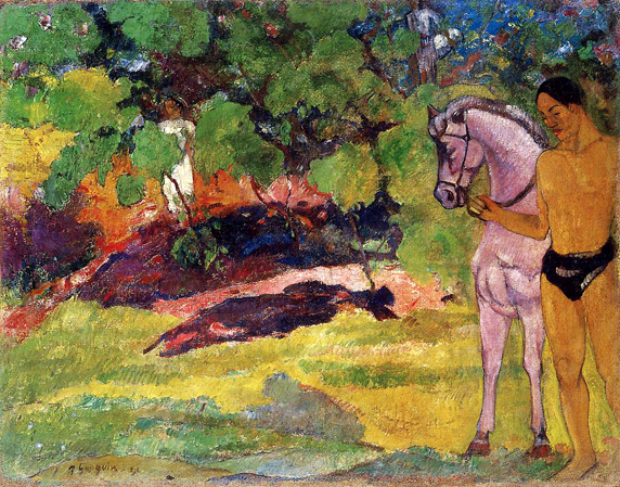 In the Vanilla Grove, Man and Horse (aka The Rendezvous): 1891