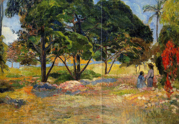 Landscape with Three Trees: 1892