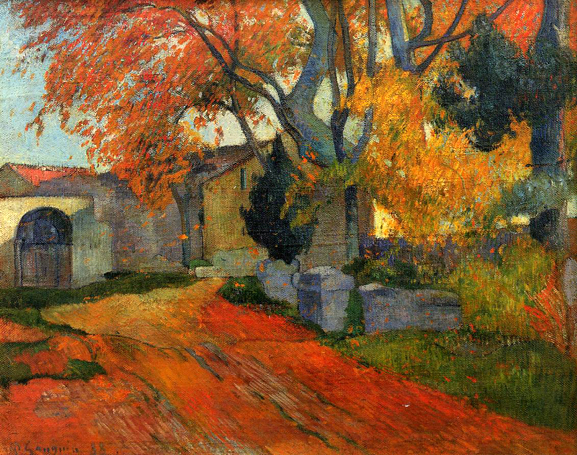 Lane at Alchamps, Arles: 1888