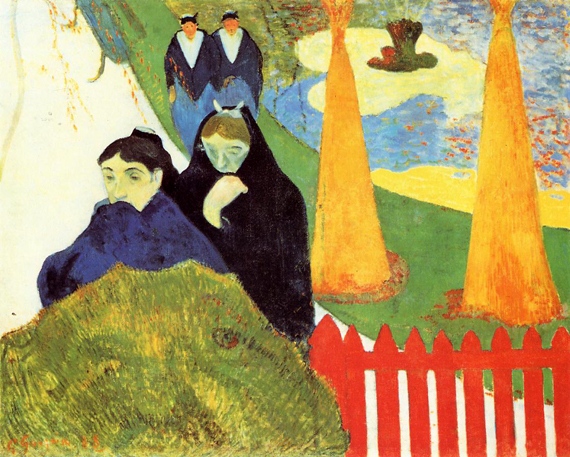 Old Women at Arles (aka Women from Arles in the Public Gardens, The Mistral): 1888