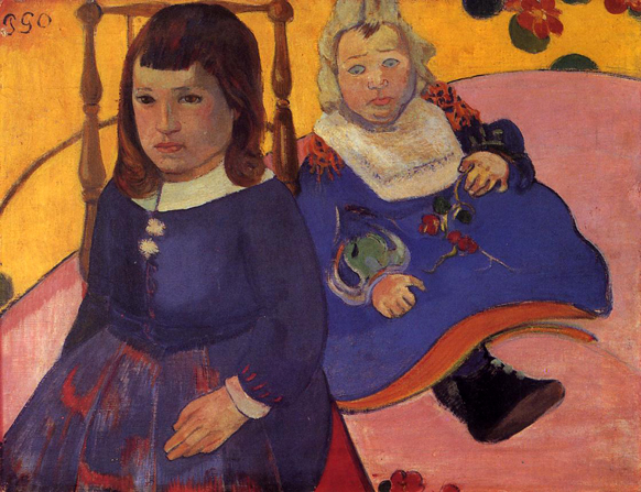 Portrait of Two Children (aka Paul and Jean Schuffenecker): 1889