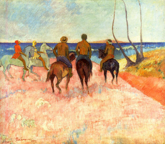 Riders on the Beach: 1902