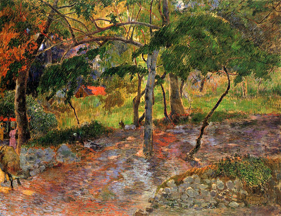 River under the Trees, Martinique: 1887