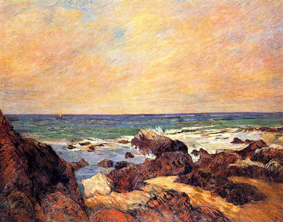 Rocks and Sea: 1886