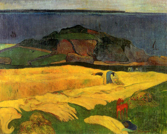 Seaside Harvest, le Pouldu: 1890
