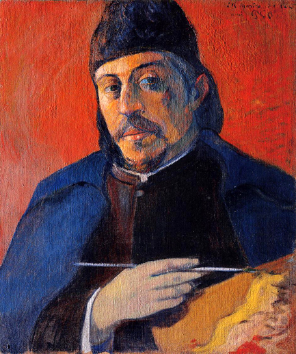 Self Portrait with Palette: ca 1894