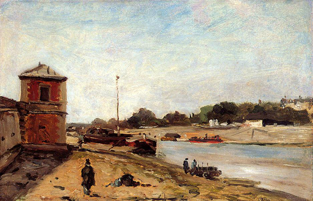 The Seine Opposite the Quai de Passy: 1875