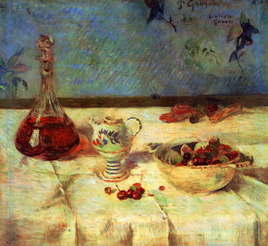 The White Tablecloth (aka Still Life with Cherries): 1886
