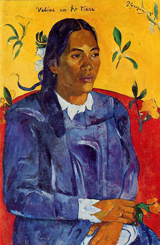 Vahine no te Tiare (aka Woman with a Flower): 1891