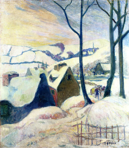 Village in the Snow: 1894