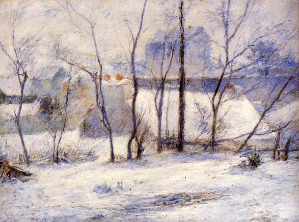 Winter Landscape, Effect of Snow (aka Snow at Vaugirard II): 1879