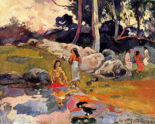 Woman on the Banks of the River: 1892