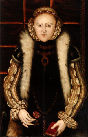Elizabeth I - English School: ca 1560