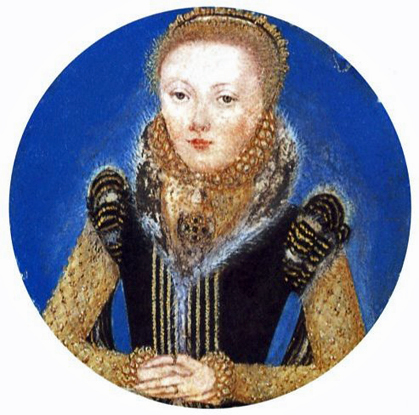 Elizabeth I: ca 1565 by Levina Teerlinc