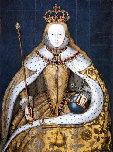 Elizabeth I in Coronation Robes: ca 1600-10