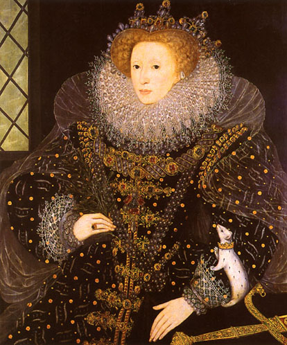 Elizabeth as Pax: 1585