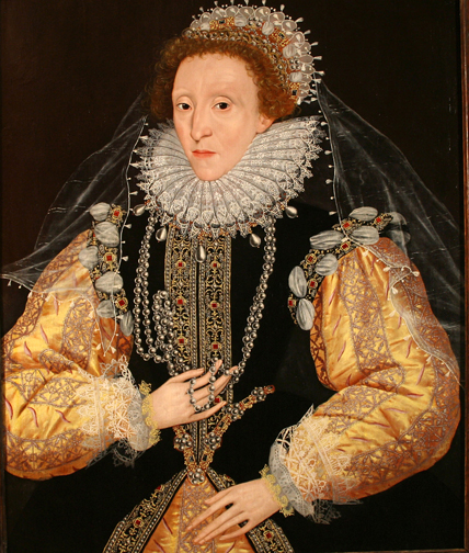  Elizabeth I Drewe Portrait by George Gower