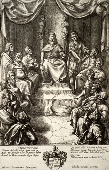 King Latinus in Council