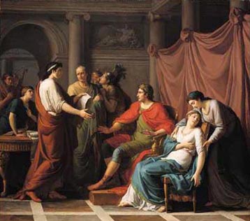 Virgil Reading the Aeneid to Augustus and Octavia