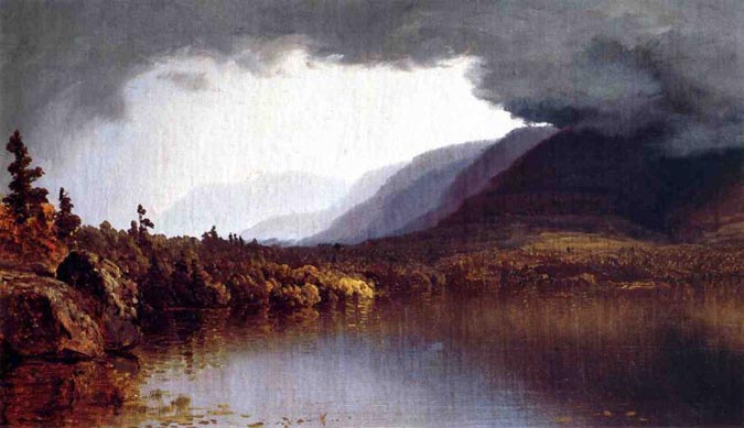 A Coming Storm on Lake George: 1863