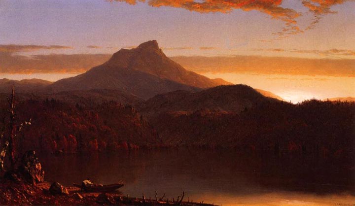 A Lake Twilight: 1861
