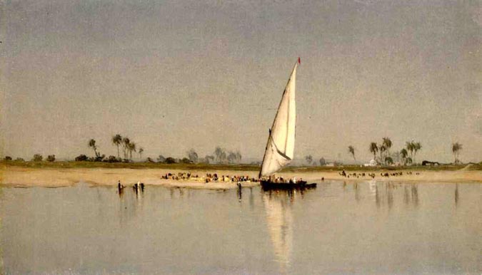 A Sketch on the Nile: 1869
