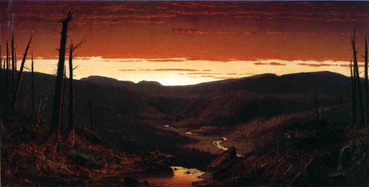 A Twilight in the Catskills: 1861