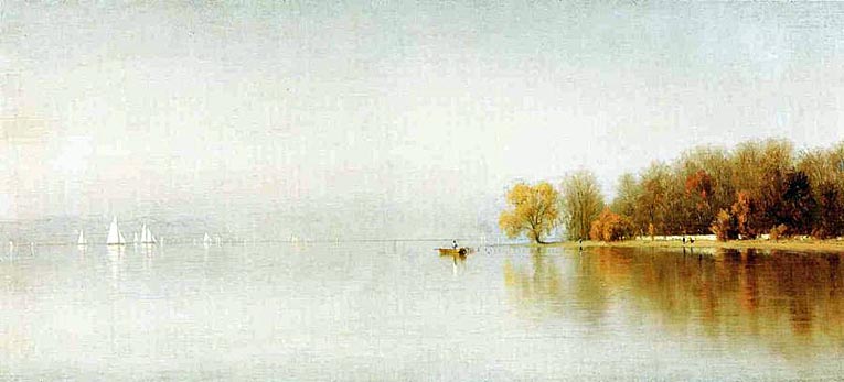 An Indian Summer's Day on the Hudson, Tappan Zee: 1868