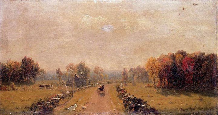 Carriage on a Country Road: 1863