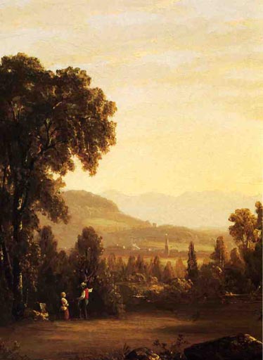 Landscape with Village in the Distance: 1853