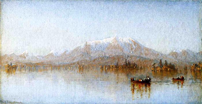 Mount Katahdin from Lake Millinocket: 1879