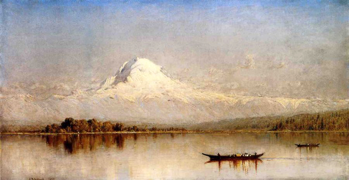 Mount Rainier, Bay of Tacoma, Puget Sound: 1875