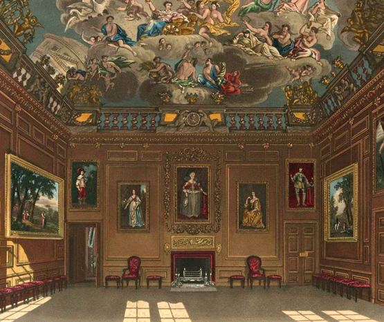 Queen's Audience Chamber, Windsor Castle: 1819 (unknown artist)