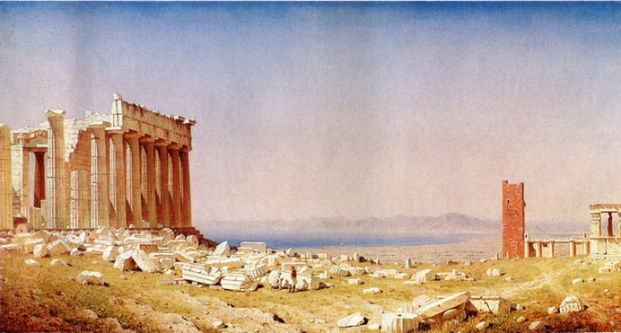 Ruins of the Parthenon: 1880