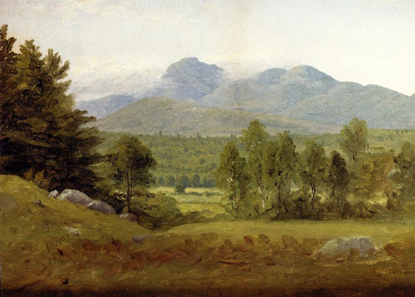 Sketch of Mount Chocorua - New Hampshire: 1854