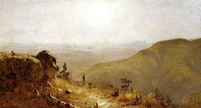 Study for the View from South Mountain, in the Catskills: 1873