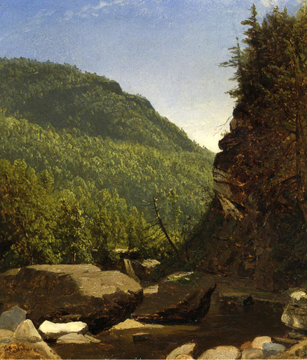 The Top of Kauterskill Falls: 1850