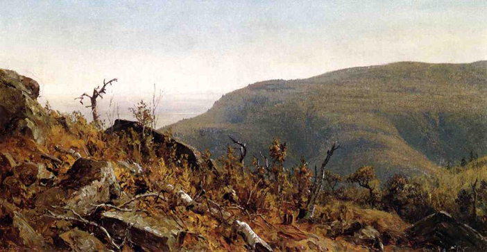 The View from South Mountain in the Catskills, A Sketch: 1865