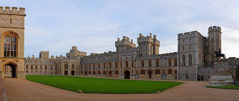 Windsor Castle Upper Ward Quadrangle (photo)