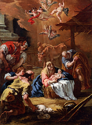 Adoration of the Shepherds: 1734