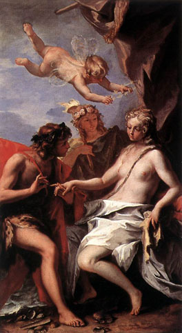 Bacchus and Ariadne: ca 1713